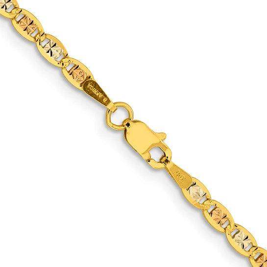 Pavé Chain in 14K Yellow Gold - BellemareDugasJoaillerie