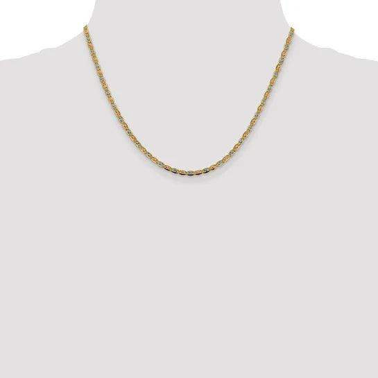 Pavé Chain in 14K Yellow Gold - BellemareDugasJoaillerie