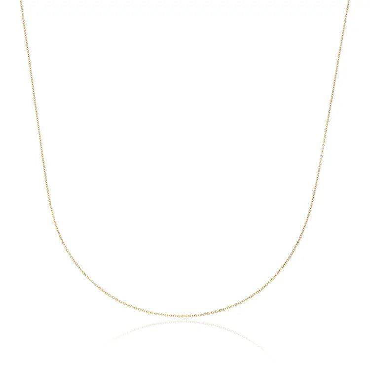 Cable Closed Chain in 14k Solid Gold - BellemareDugasJoaillerie