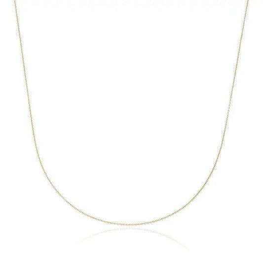 Cable Closed Chain in 14k Solid Gold - BellemareDugasJoaillerie