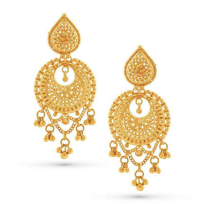 Fringe Dangles Chand earrings in 22k Gold - BellemareDugasJoaillerie