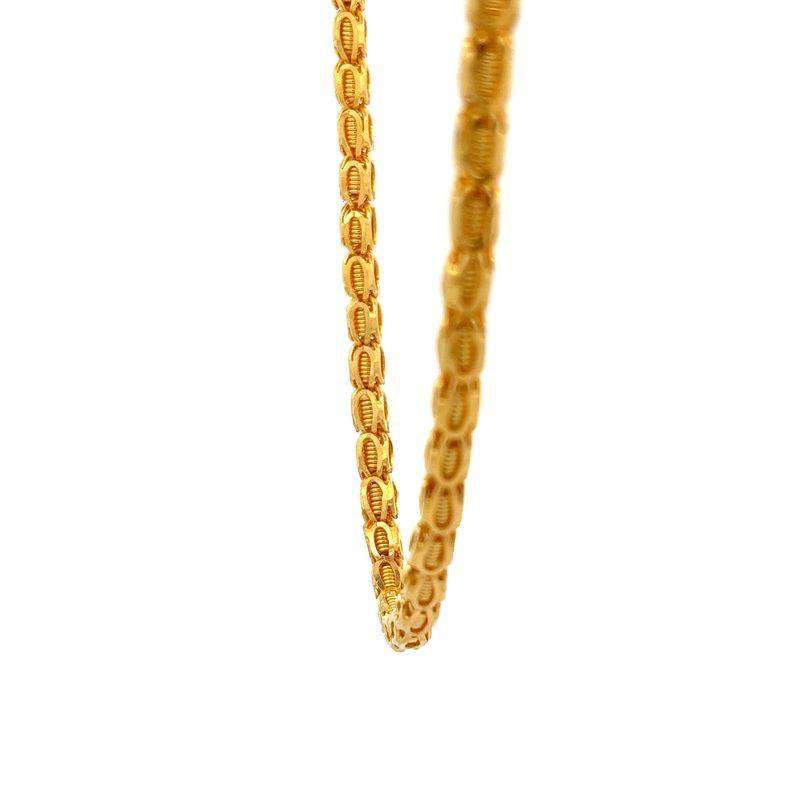 Glorious Peak Gold Chain in 22k Gold - BellemareDugasJoaillerie