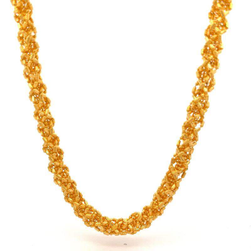 Golden Dynasty Chain in 22k Yellow Gold - BellemareDugasJoaillerie