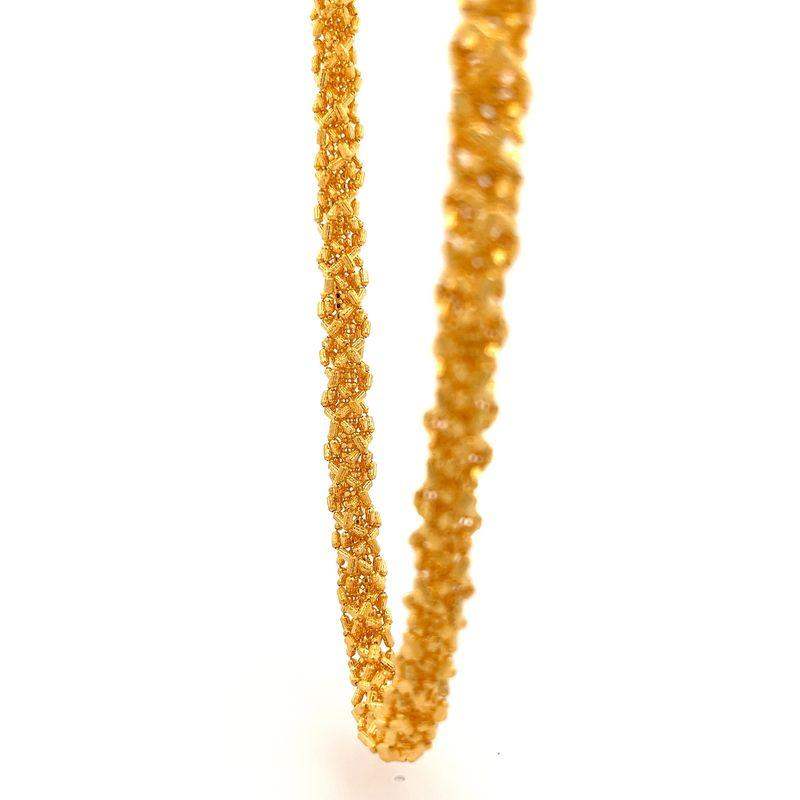 Golden Dynasty Chain in 22k Yellow Gold - BellemareDugasJoaillerie