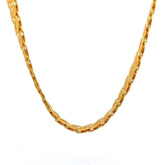 Imperial Splendor Gold Chain in 22k Yellow Gold - BellemareDugasJoaillerie