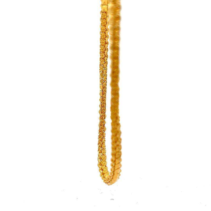 Mighty Krishna Gold Chain in 22k Yellow Gold - BellemareDugasJoaillerie