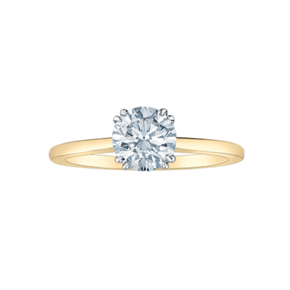 Solitary Ring 1.02CT in 14k yellow gold - BellemareDugasJoaillerie